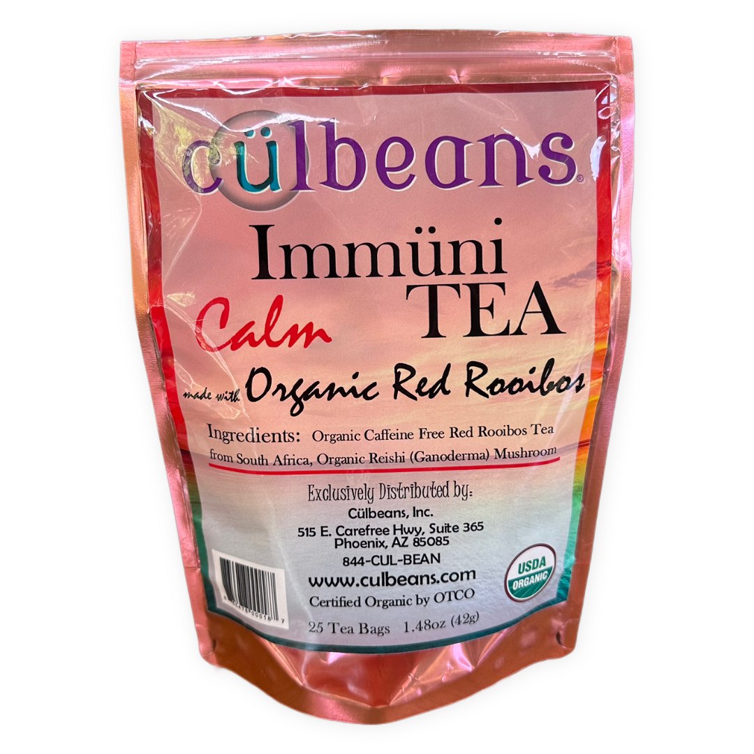 Organic red rooibos tea reishi